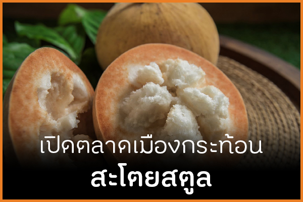 เปิดตลาดเมืองกระท้อน สะโตยสตูล thaihealth