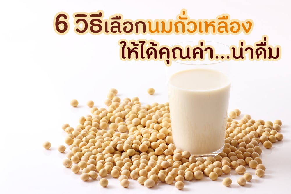 6 วิธีเลือกนมถั่วเหลือง ให้ได้คุณค่า...น่าดื่ม thaihealth