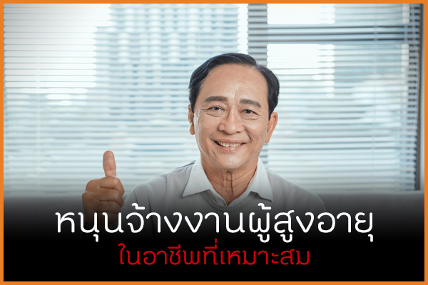 หนุนจ้างงานผู้สูงอายุ ในอาชีพที่เหมาะสม thaihealth