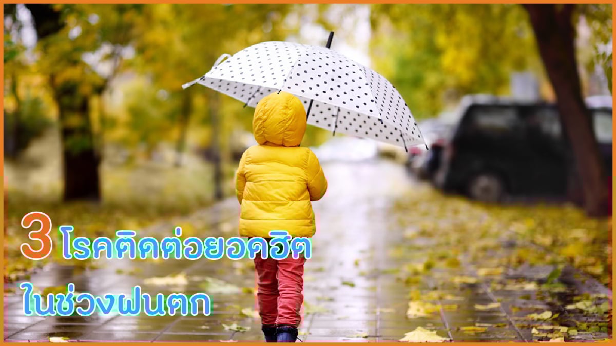 3 โรคติดต่อยอดฮิต ในช่วงฝนตก thaihealth