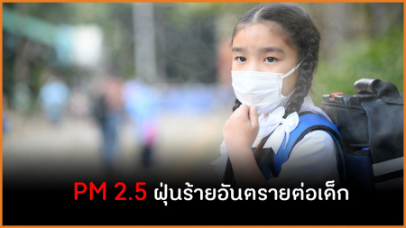 /PM 2.5 ฝุ่นร้ายอันตรายต่อเด็ก