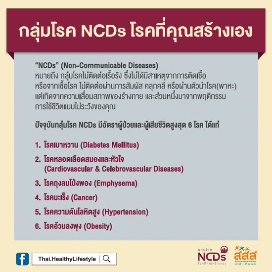 ลดหวาน มัน เค็ม ดีต่อใจ ห่างไกล NCDs thaihealth