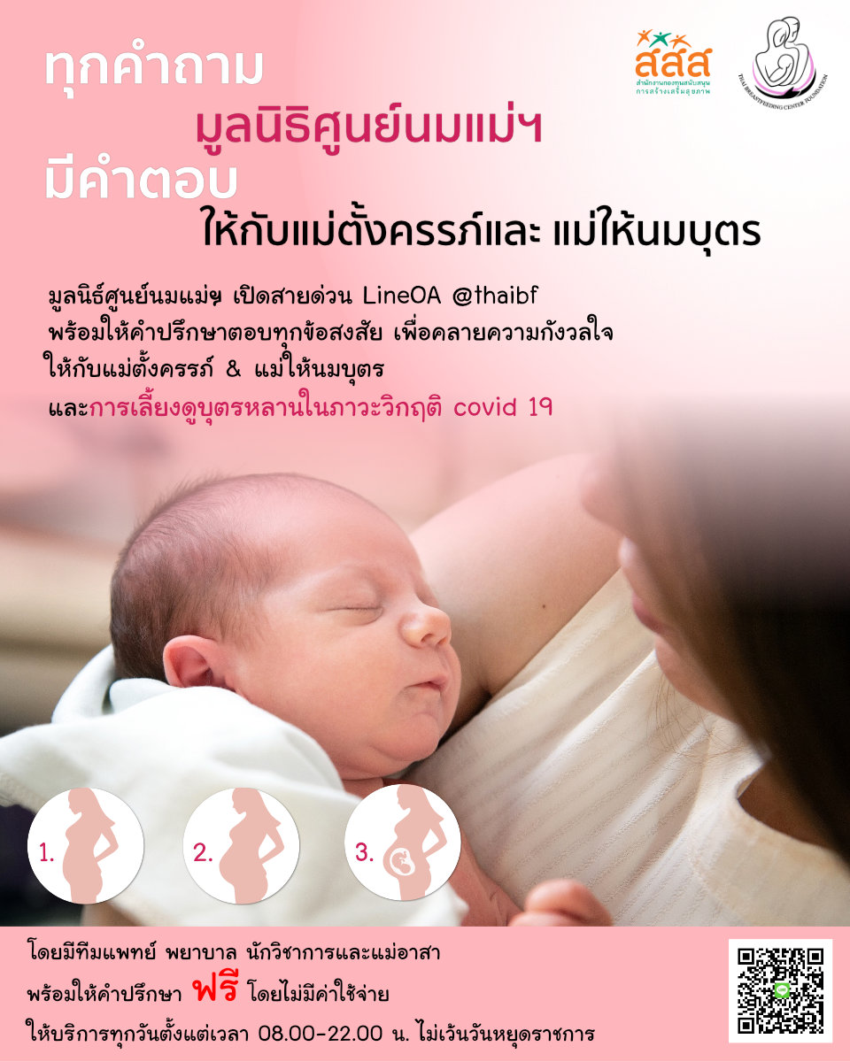 เปิดช่องทางโซเชียลมีเดีย ให้คำปรึกษาคุณแม่มือใหม่ thaihealth