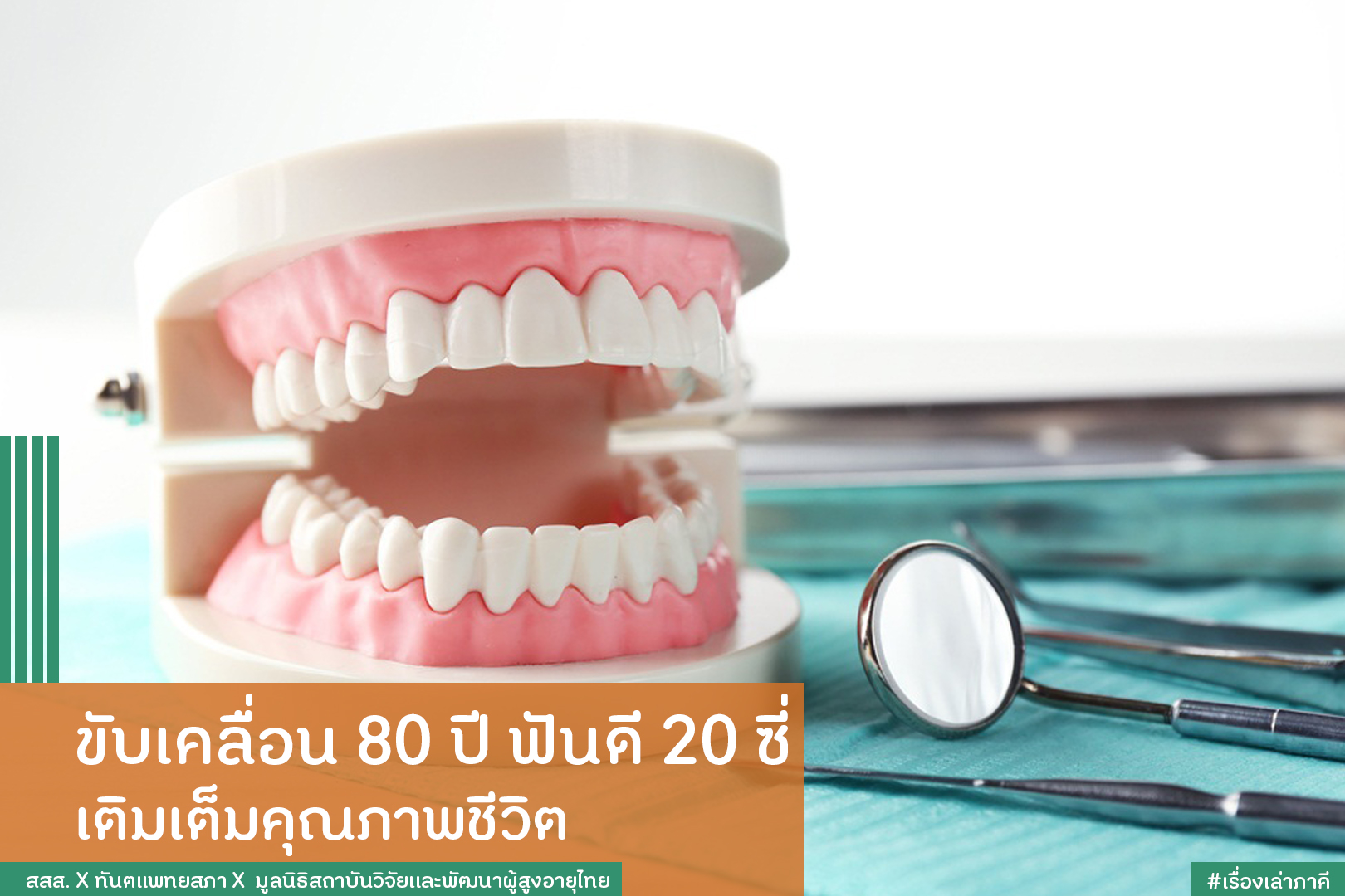 ขับเคลื่อน 80 ปี ฟันดี 20 ซี่ เติมเต็มคุณภาพชีวิต thaihealth