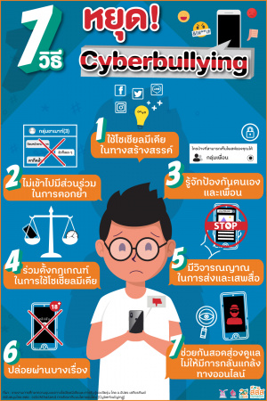 7 วิธี หยุด Cyberbullying