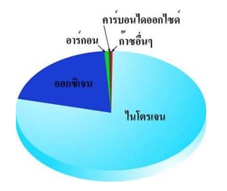 ส่วนประกอบของอากาศ