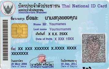 ความหมายของเลขบัตรประชาชน