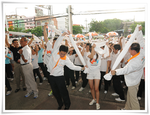 สสส.เร่งชวนคนไทย “ออกกำลังกาย สู้หวัด 2009”