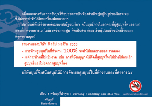 ตัวเลขเตือนภัย “บุหรี่”