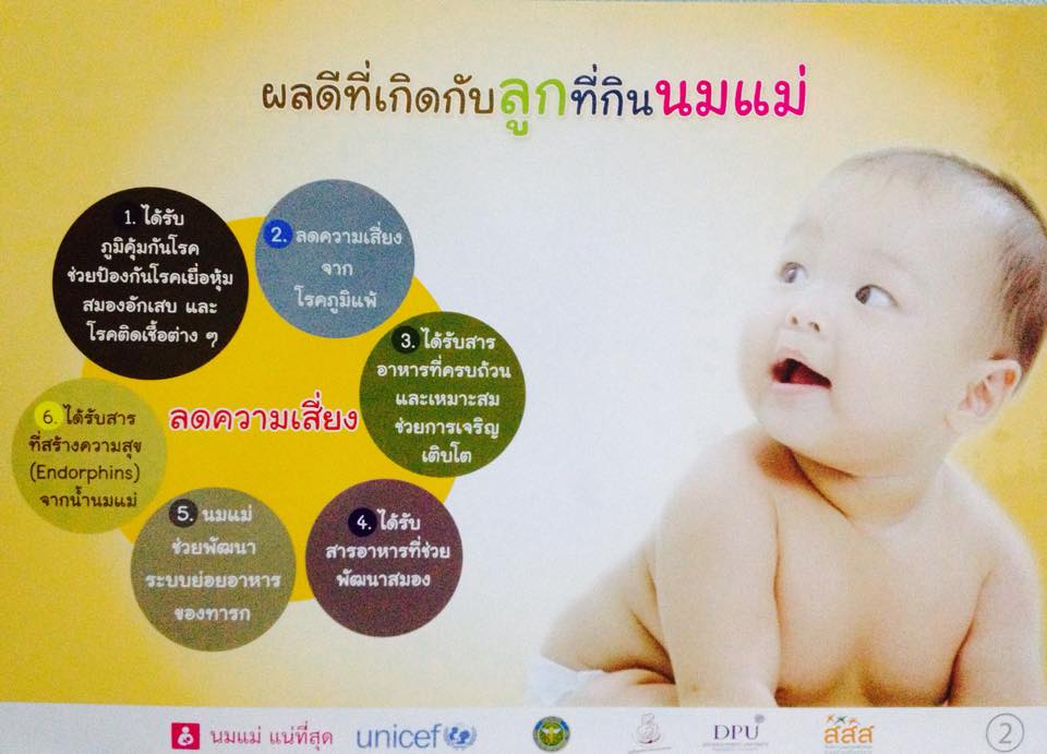 'นมแม่' ดีต่อสุขภาพลูก thaihealth