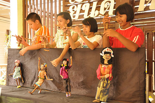 'หุ่นสาย' สร้างเสริมสุขภาวะครูนักเรียน thaihealth