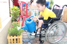 สวนบำบัด ช่วยเด็กพิการ thaihealth