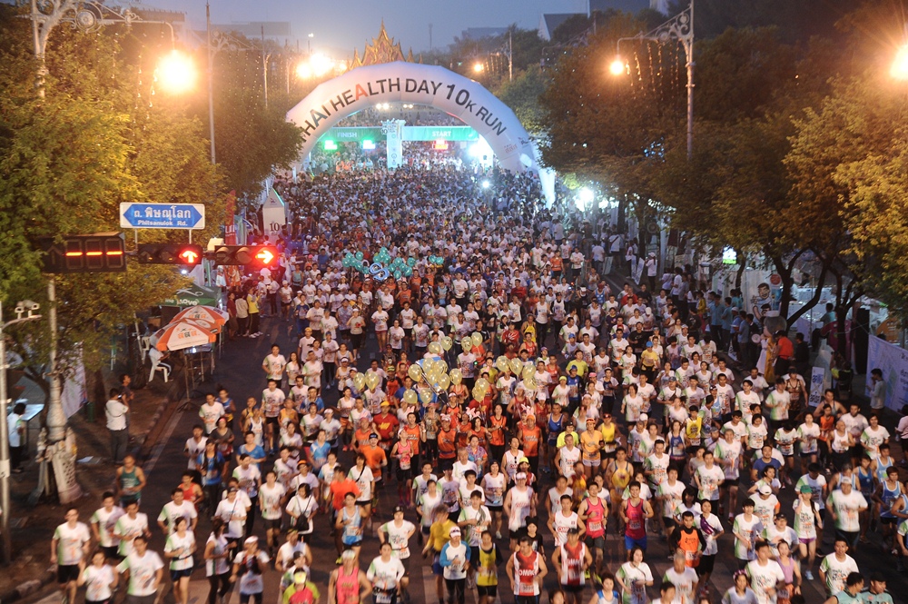 นักวิ่งนับหมื่นร่วมงาน  ‘วิ่งสู่ชีวิตใหม่’ thaihealth