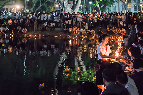 มหาสารคามสืบสานลอยกระทง ปลอดเหล้า thaihealth