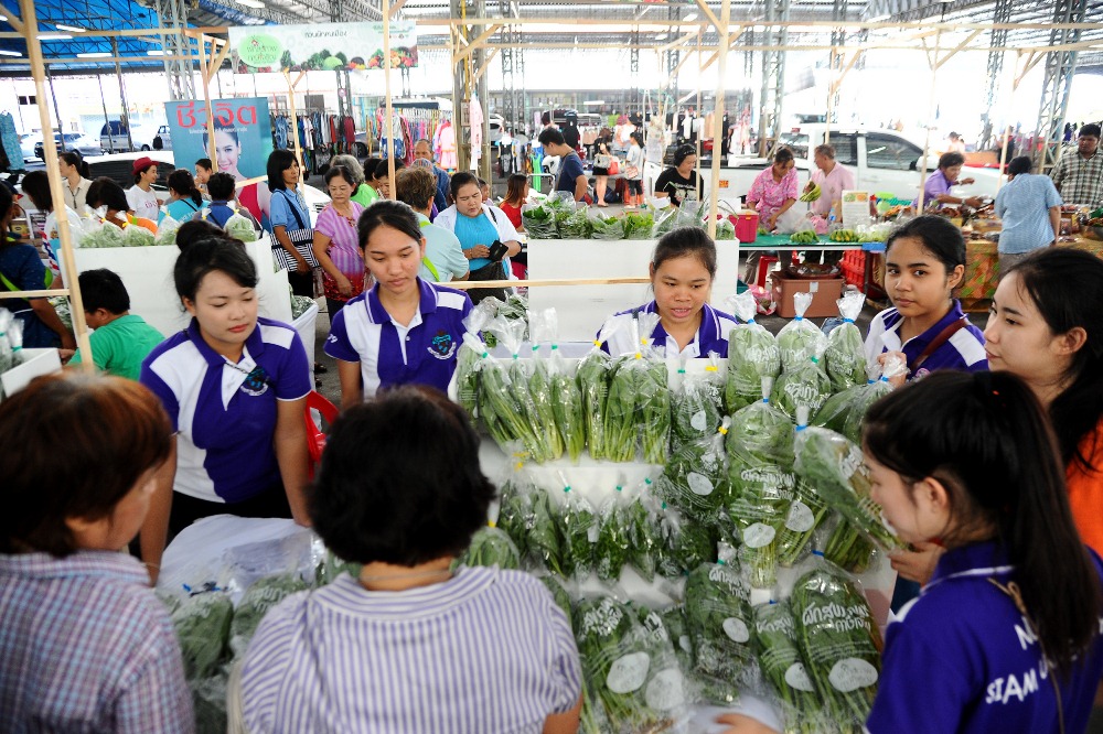 ผักสุขภาพ...ภาษีเจริญ' ทุกอย่าง 15 บาท thaihealth