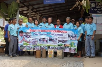 นำปี๊บเก่าผลิต 'เตาชีวมวล' แก้ขยะบ้านนาซำจวง thaihealth