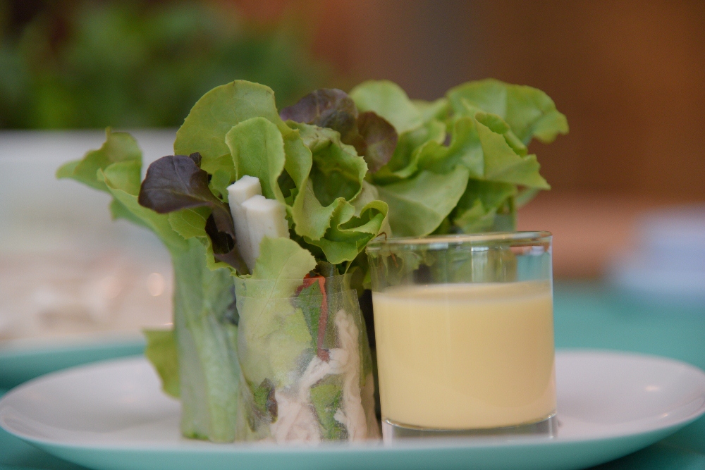 'สลัดม้วน ม่วนใจ' ของอร่อยสำหรับคนรักสุขภาพ thaihealth