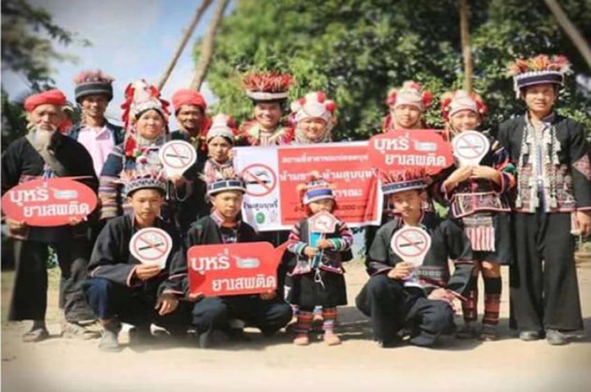 ชาว 'แม่สรวย' ร่วมใจปลอดจากภัยบุหรี่ thaihealth