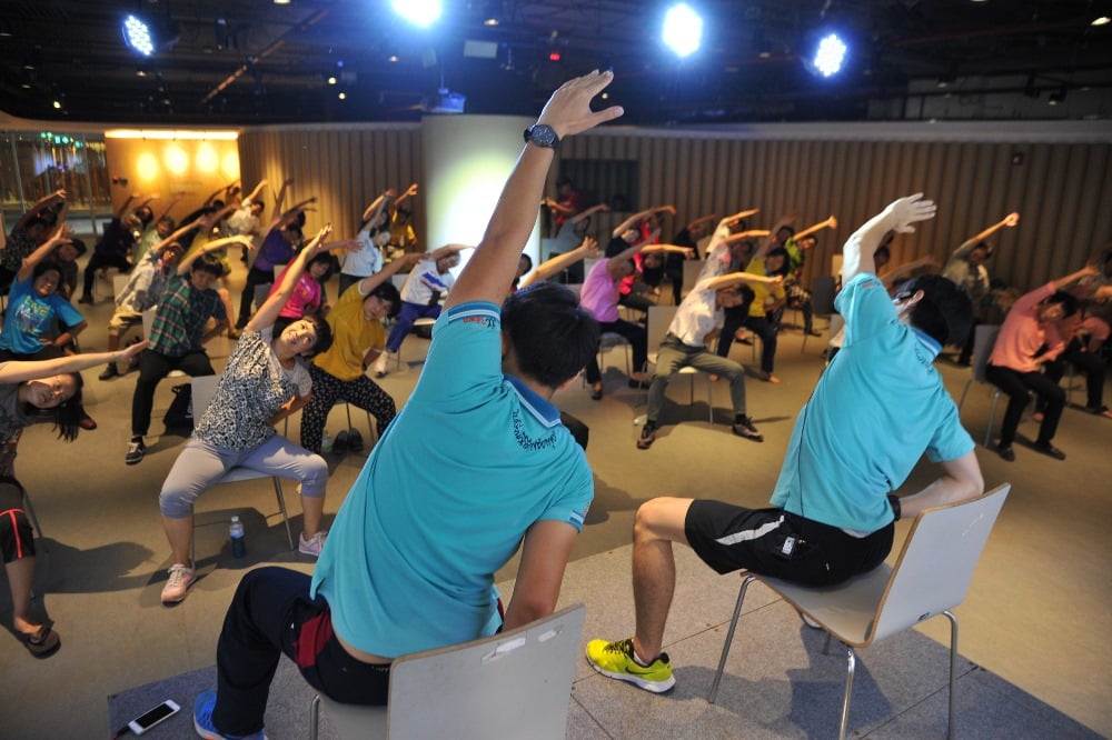 Chair exercise หุ่นดีด้วย เก้าอี้ตัวเดียว thaihealth