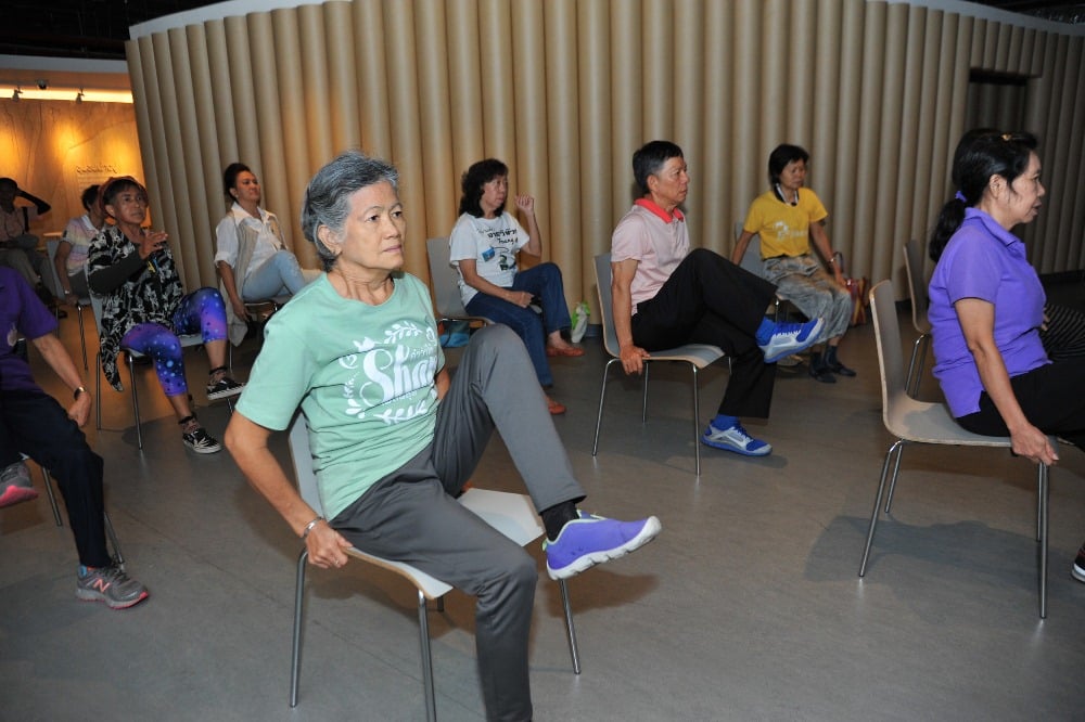 Chair exercise หุ่นดีด้วย เก้าอี้ตัวเดียว thaihealth