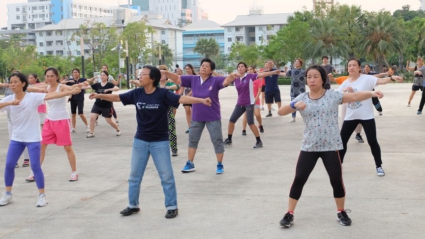 'Aerobic Mixercise' สเต็ปเพื่อสุขภาวะ thaihealth