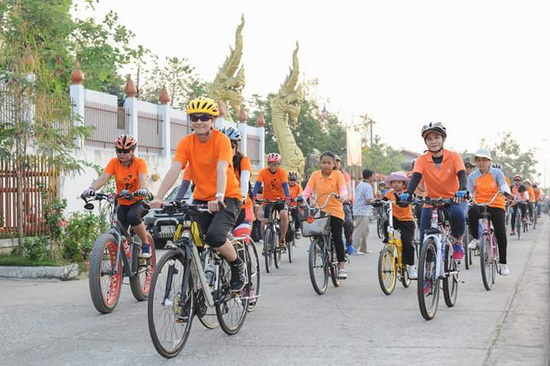 รณรงค์การปั่นจักรยาน Car Free Day 2016 thaihealth