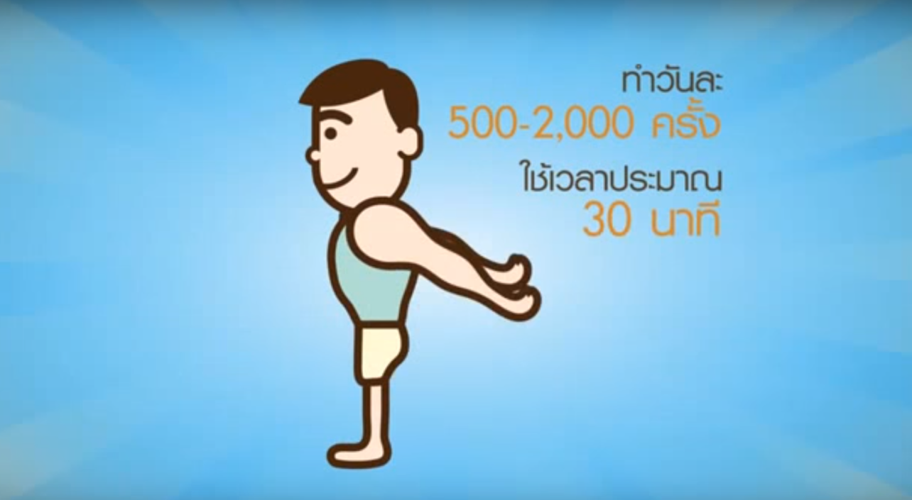 ยืนยัน “แกว่งแขนถูกวิธี ไม่เป็นอันตราย”  thaihealth
