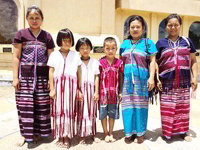 ผ้าทอลายกะเหรี่ยงโบราณ  ผลิตภัณฑ์ระดับห้าดาว thaihealth
