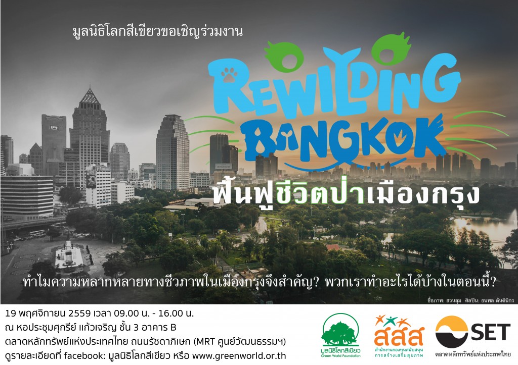 Rewilding Bangkok : ฟื้นฟูชีวิตป่าเมืองกรุง thaihealth