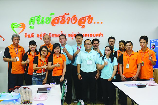 ประสานแรงงานเออีซี ด้วย 'องค์กรแห่งความสุข' thaihealth