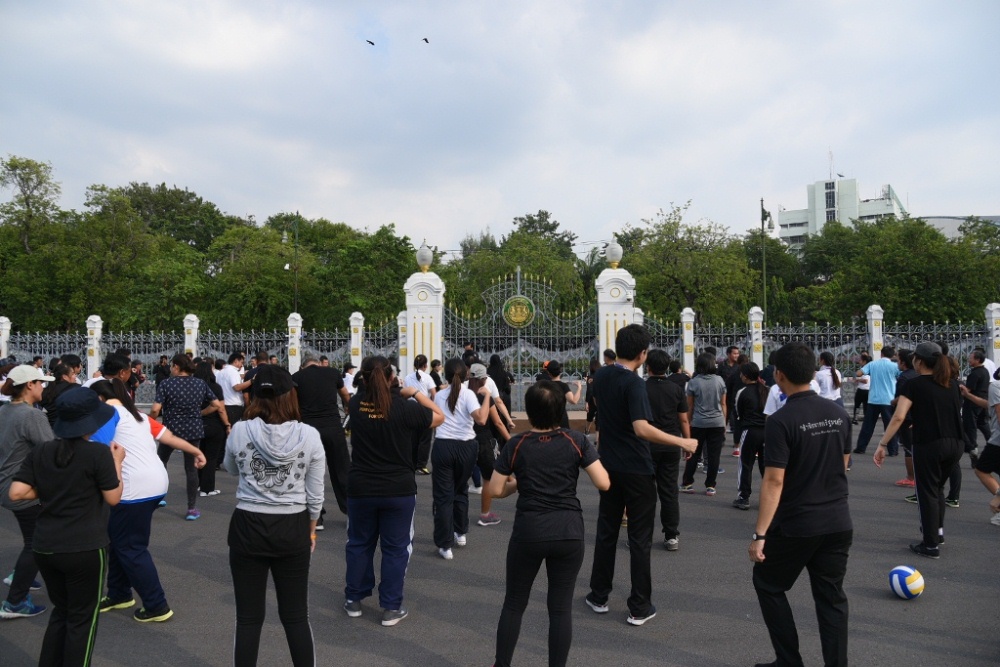 ชื่นชมรัฐบาลไทย ส่งเสริมข้าราชการออกกำลังกายทุกวันพุธ thaihealth