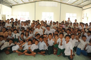 ลงพื้นที่ดูงานการศึกษาหลักสูตร กศน. เชื่อมโยงไทย-พม่า