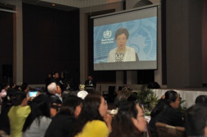 Dr.Margaret Chan ผู้อำนวยการองค์การอนามัยโลก (WHO) 