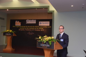 ดร.เดเนียล เคอร์เตส ผู้แทนองค์การอนามัยโลกประจำประเทศไทย