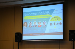 Prince Mahidol Conference 2020 เสวนา หัวข้อ Empowering UHC through population-based health promotion ในงาน ประชุมวิชาการรางวัลสมเด็จเจ้าฟ้ามหิดล ประจำปี 2563  Prince Mahidol Conference (PMAC 2020) ที่ โรงแรมเซ็นทารา แกรนด์ และบางกอก คอนเวนชัน เซ็นเตอร์ แอท เซ็นทรัลเวิลด์ เมื่อวันที่ 28 มกราคม 2563