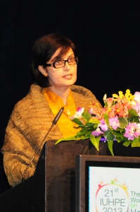 Dr.Sania Nishtar รัฐมนตรีว่าการกระทรวงสาธารณสุขประเทศปากีสถานกล่าวปาฐกถานำ