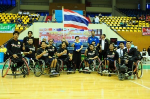 thaihealth การแข่งขันวีลแชร์บาสเกตบอลรายการ IWBF ASIA OCEANIA CHAMPIONSHIP 2013