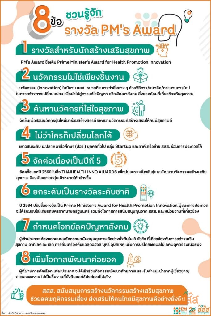 8 ข้อ ชวนรู้จักรางวัล PM's Award