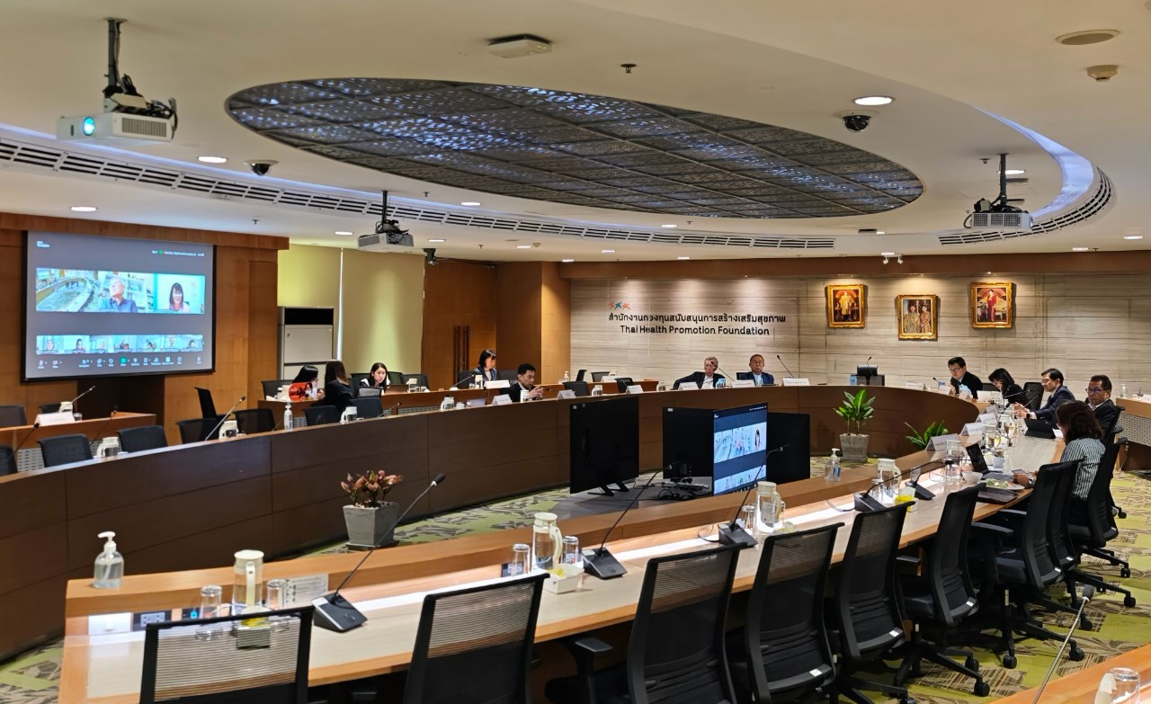 ภาพการประชุมกองทุนสนับสนุนการสร้างเสริมสุขภาพ ครั้งที่ 3/2568 ของ สสส. และภาคี่เครือข่าย