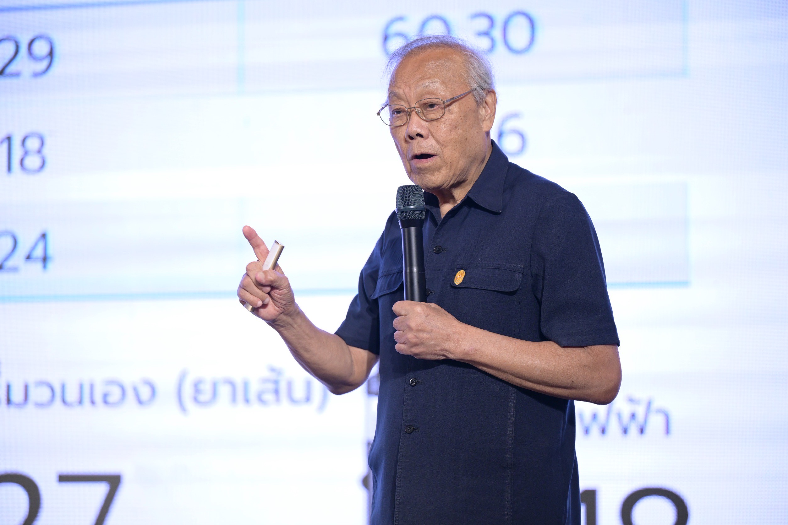 ศ.เกียรติคุณ นพ.ประกิต วาทีสาธกกิจ เลขาธิการมูลนิธิรณรงค์เพื่อการไม่สูบบุหรี่ 